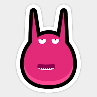 Yawn character Sticker